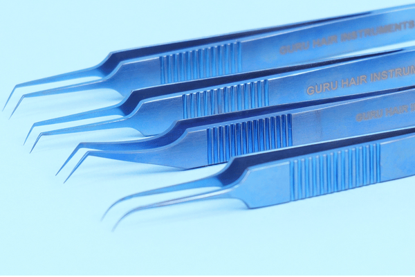 hair transplant titanium forceps