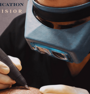 MAGNIFICATION VISOR FOR CLINIC USE