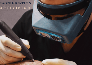 MAGNIFICATION VISOR FOR CLINIC USE